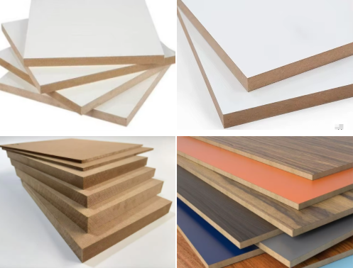 HOME DECORATION ITEMS MEDIUM DENSITY FIBERBOARD MDF 401 18mm Melamine Medium Density Fiberboard  Modern Moisture-proof Wooden Wall Panel Fiberboard E0 Formaldehyde